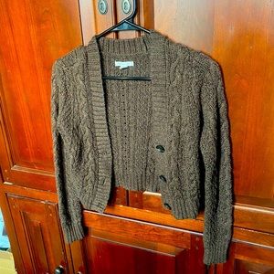 XS AMERICAN EAGLE CROPPED CARDIGAN